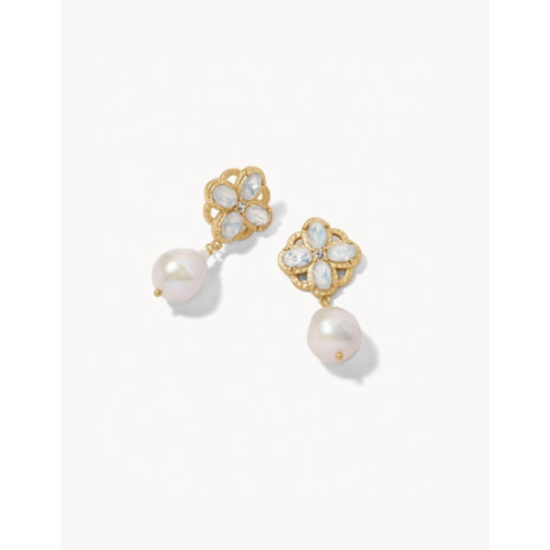 Spartina 449 womens rococo drop earrings in pearl