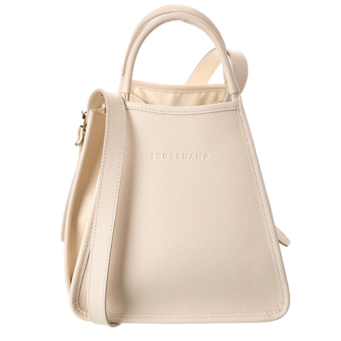 Longchamp le foulonne small leather top handle handbag