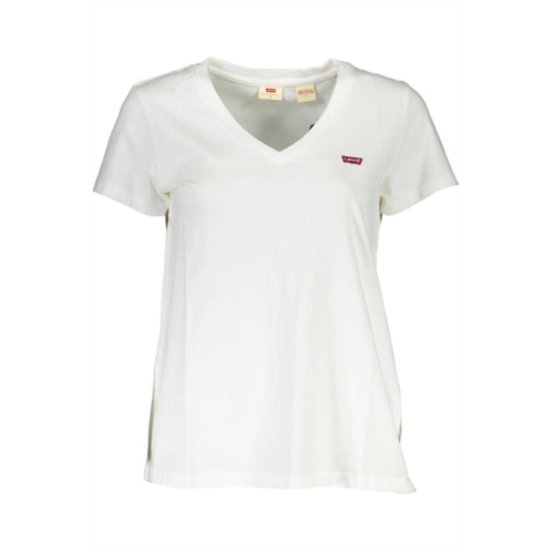 Levi chic v-neck logo womens tee