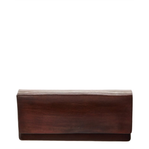 Max Mara leather clutch