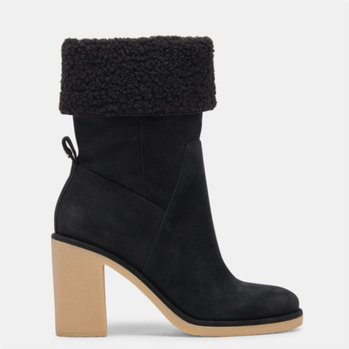 Dolce Vita caddie plush boots black nubuck