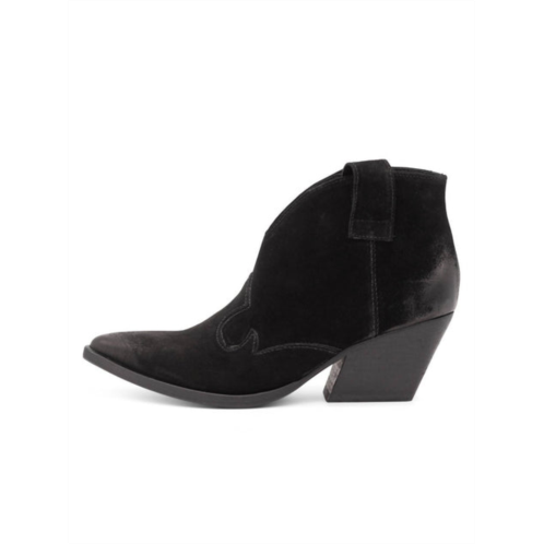 Golo womens rodeo booties in noir vintage calf