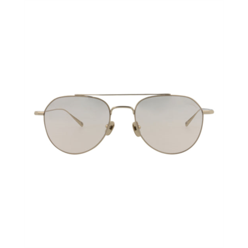 Brioni round-frame titanium sunglasses