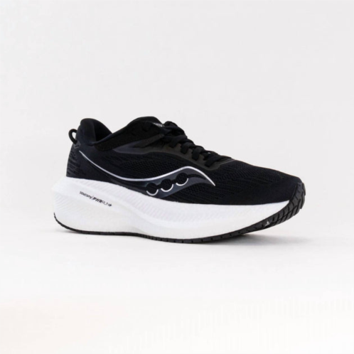 SAUCONY womens triumph 21 wide in black/white