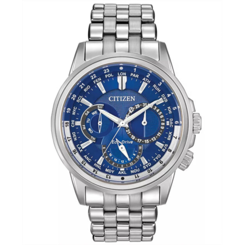 Citizen mens eco-drive stainless watch in calendrier