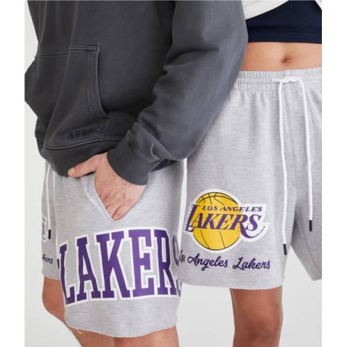 Aeropostale los angeles lakers fleece shorts 6