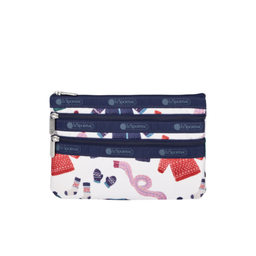 LeSportsac 3-zip cosmetic