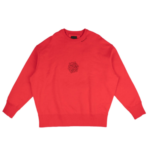 Givenchy red 4g cubix oversized sweatshirt