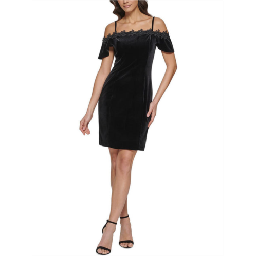 Kensie Dresses womens velvet mini cocktail and party dress