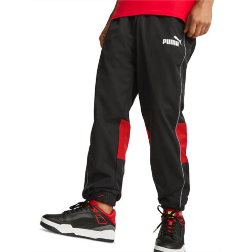 Puma mens colorblock polyester sweatpants