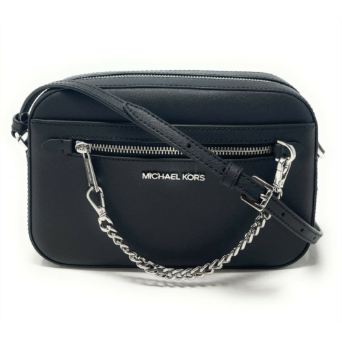 Michael Kors jet set zip chainsaffiano leather crossbody bag