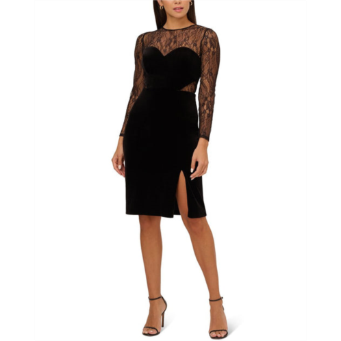 Aidan Mattox velvet cocktail dress