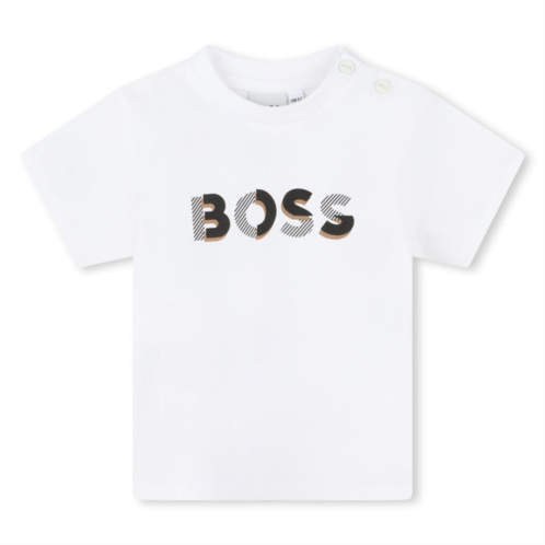 BOSS white logo t-shirt