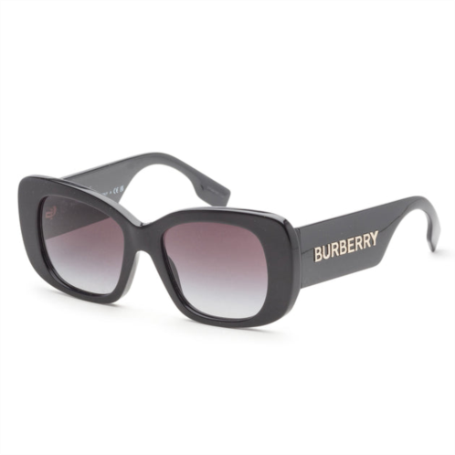 Burberry womens 52mm black sunglasses