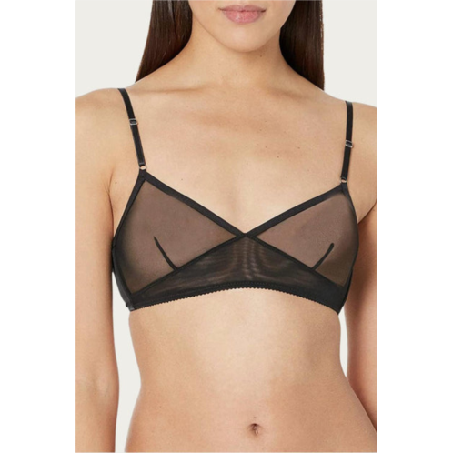 ONLY HEARTS whisper retro bralette in black