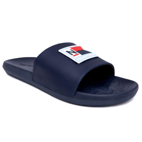 Nautica logo slide sandal