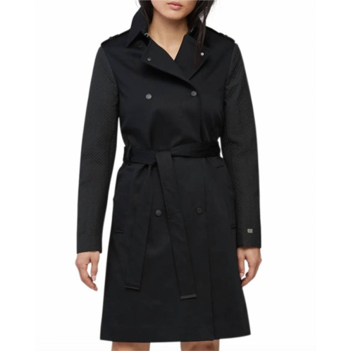 SOIA&KYO kya trench coat in black