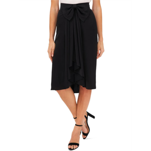 CeCe holiday affair womens asymmetric hi low wrap skirt