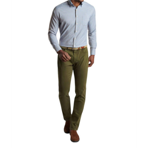 PETER MILLAR ultimate sateen five-pocket pant in juniper