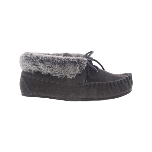 Minnetonka cabin bootie womens slip on faux fur lined moccasin boots