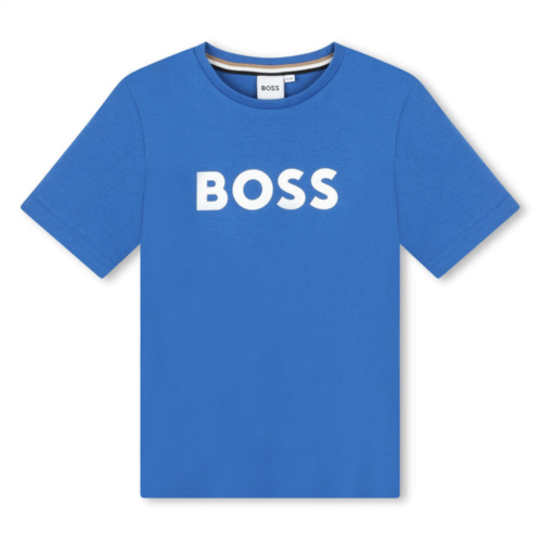 BOSS electric blue logo t-shirt