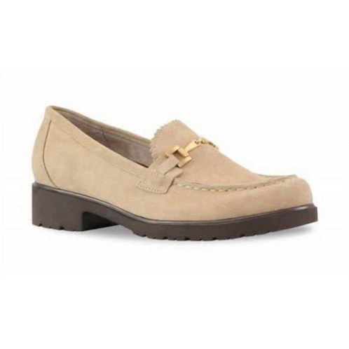 Munro womens colleen loafer in sand suede