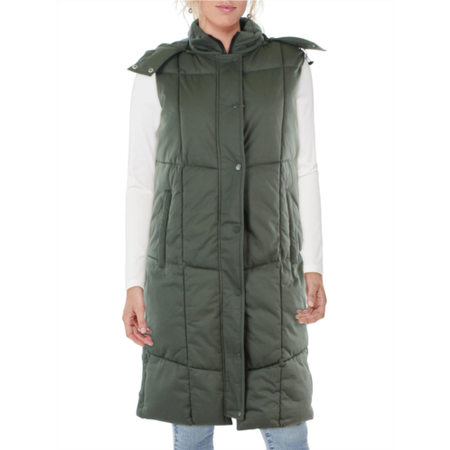 Avec Les Filles womens quilted longline vest