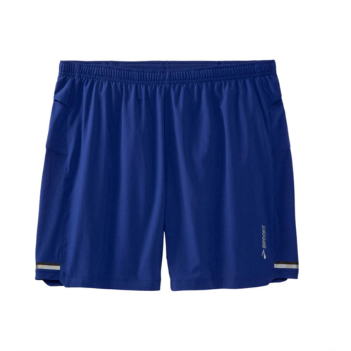 BROOKS mens sherpa 7 2-in-1 short in cobalt