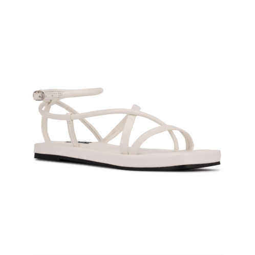 Nine West waren3 womens flat strappy thong sandals