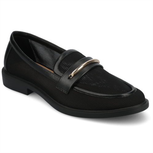 Journee Collection journee womens rainey mesh loafers