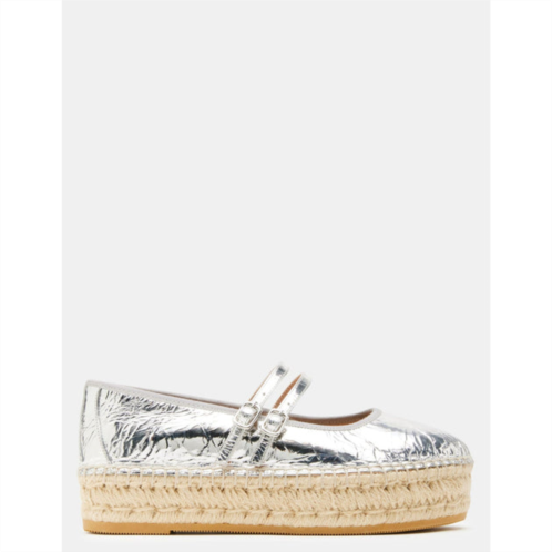 Steve Madden brinn silver leather