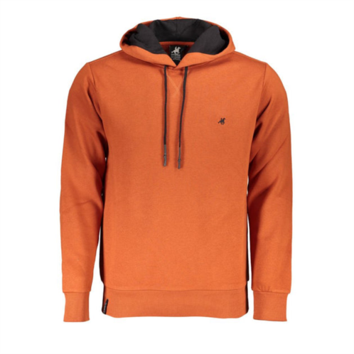 U.S. Grand Polo elegant hooded sweatshirt with mens embroidery