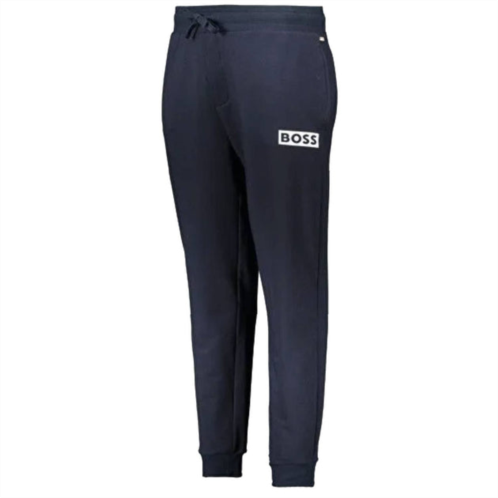 Hugo Boss mens fashion track pant in dark blue