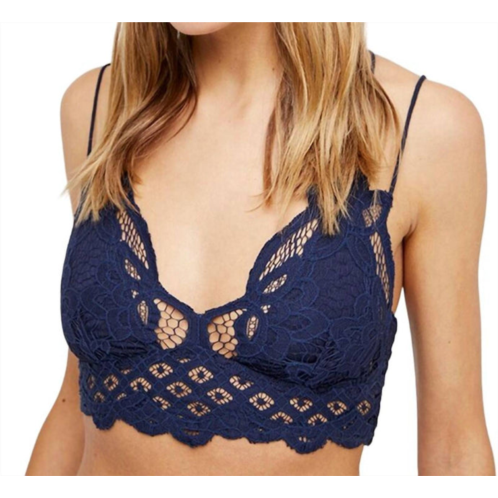 Free People adella bralette in navy