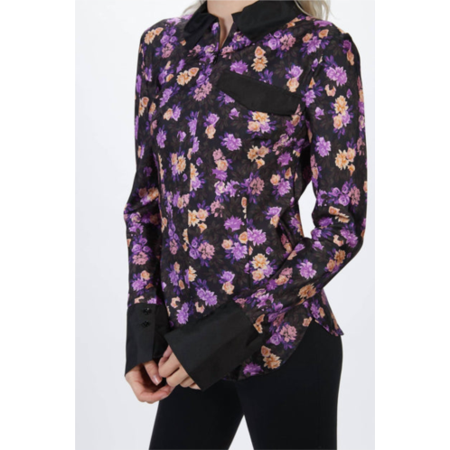 BAUM UND PFERDGARTEN mirinda shirt in paris flower purple