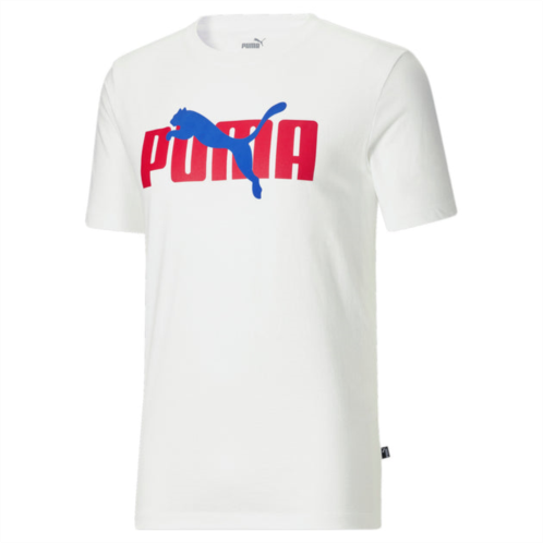 Puma mens cat overlap tee