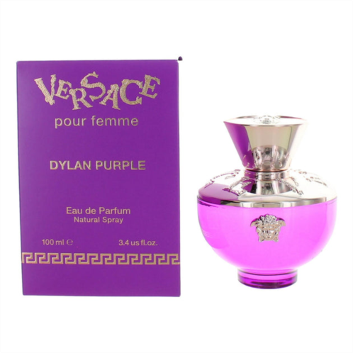 Versace 2pcs dylan purple by , 3.4 oz eau de parfum spray for women