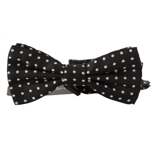 Dolce & Gabbana elegant polka dot silk bow mens tie