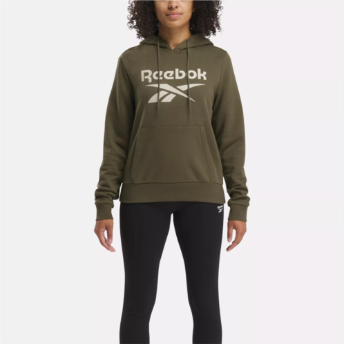 Reebok identity big logo fleece hoodie