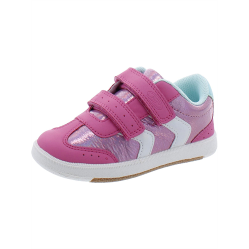 Dr. Scholl kameron girls toddler faux leather casual and fashion sneakers