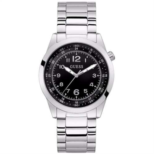 Guess mens max black dial watch