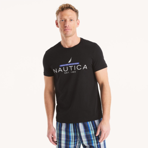 Nautica mens logo graphic t-shirt
