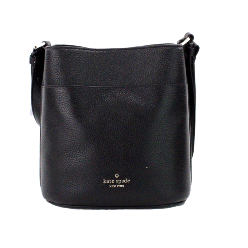 Kate Spade leila small pebbled leather bucket shoulder crossbody womens bag