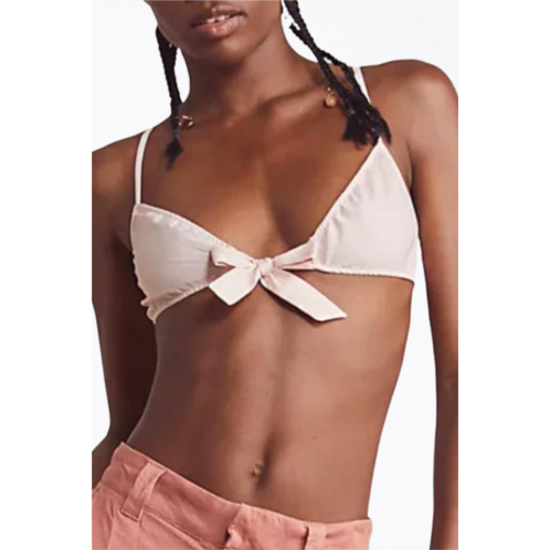 ONLY HEARTS marianne organic cotton bralette in pink petal