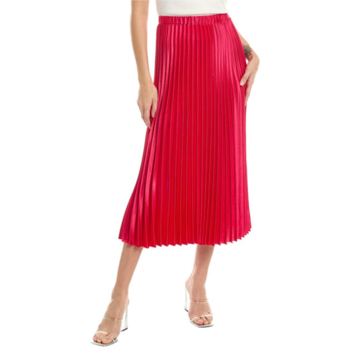 Anne Klein pull-on pleated a-line skirt