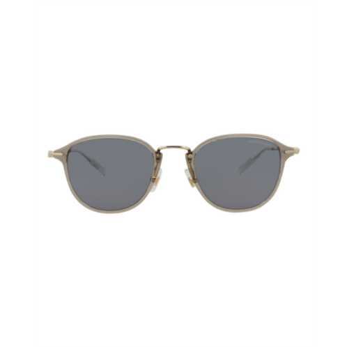 Montblanc round-frame injection sunglasses