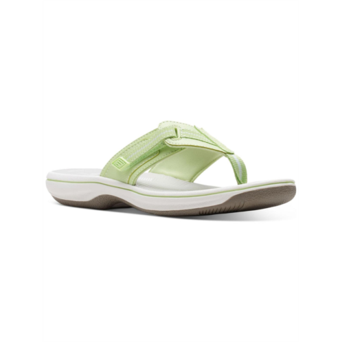 Cloudsteppers by Clarks brinkley jazzh womens toe-post cushioned footbed flip-flops