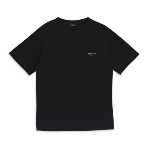 Balmain pocket logo black t-shirt