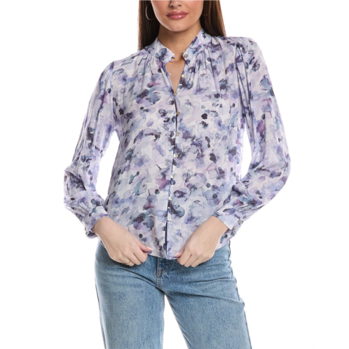 Bella Dahl shirred blouse
