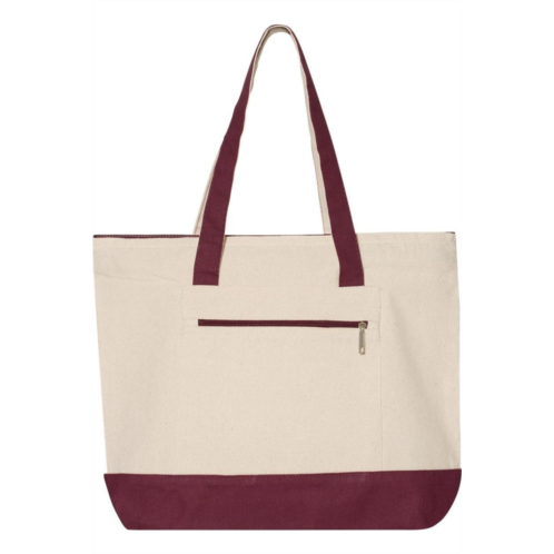 Q-Tees 19l zippered tote